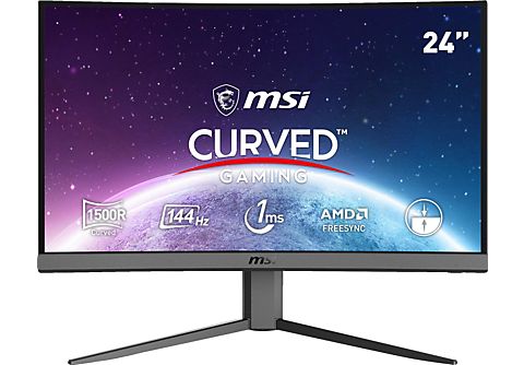 MSI Optix G24C4 Curved 23,6 Zoll Full-HD Gaming Monitor (1 ms